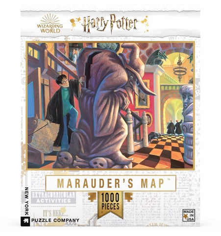 New York Puzzle Company - Harry Potter The Marauder's Map - 1000 Piece Jigsaw Puzzle for Adults by Mary GrandPrÃƒÂ©