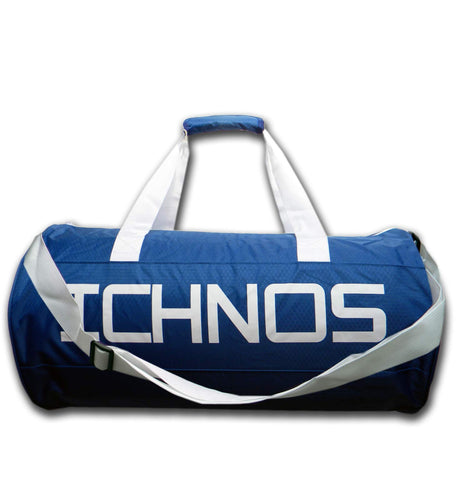 Ichnos Ripstop sports gym holdall duffel bag with handles (Blue)