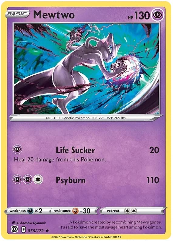 Mewtwo - 056/172 - Rare - Sword & Shield: Brilliant Stars