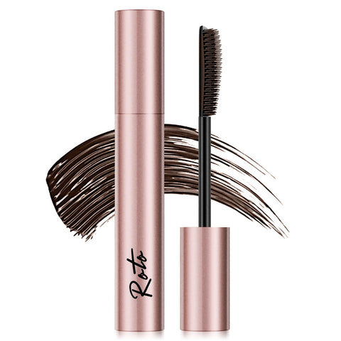 KYDA Little Sun Brush Lash Mascara, Super Curling Voluming Lash, Smudge Proof No Clumping & Flaking for Clean Natural Eyelash Finish, Quick Dry Formula, Brown