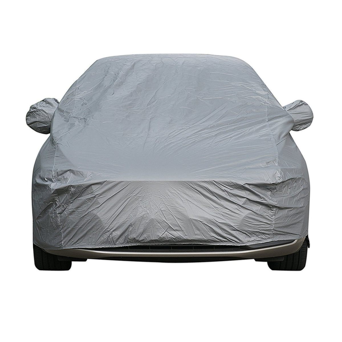 Sipobuy universal fully waterproof, scratch proof, durable car cover, breathable cotton filled, heavy duty