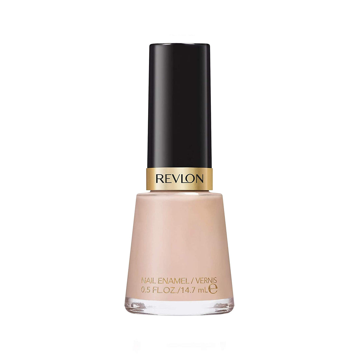 Revlon Nail Enamel, Chip Resistant Nail Polish, Glossy Shine Finish, in Nude/Brown, 380 Elegant, 0.5 oz