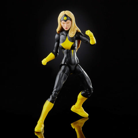 Marvel Legends Series 6-inch Darkstar Action Figure Toy, Premium Design and Articulation, Includes 2 Accessories and 1 Build-A-Figure Part