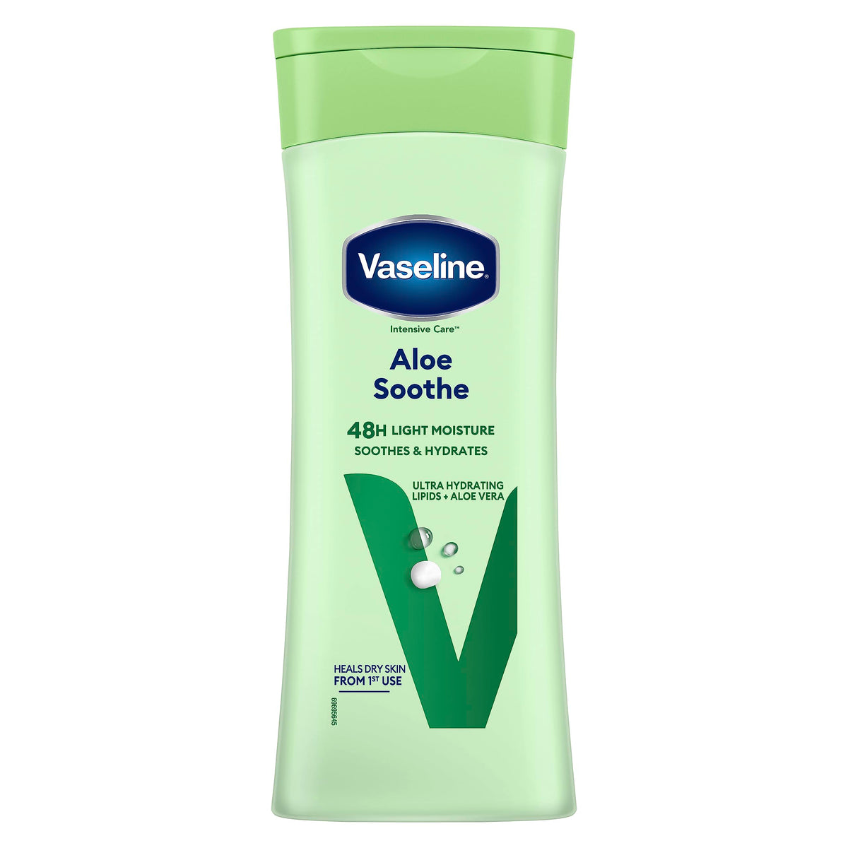 Vaseline Intensive Care Aloe Soothe Body Lotion heals and refreshes skin for dry skin 400 ml