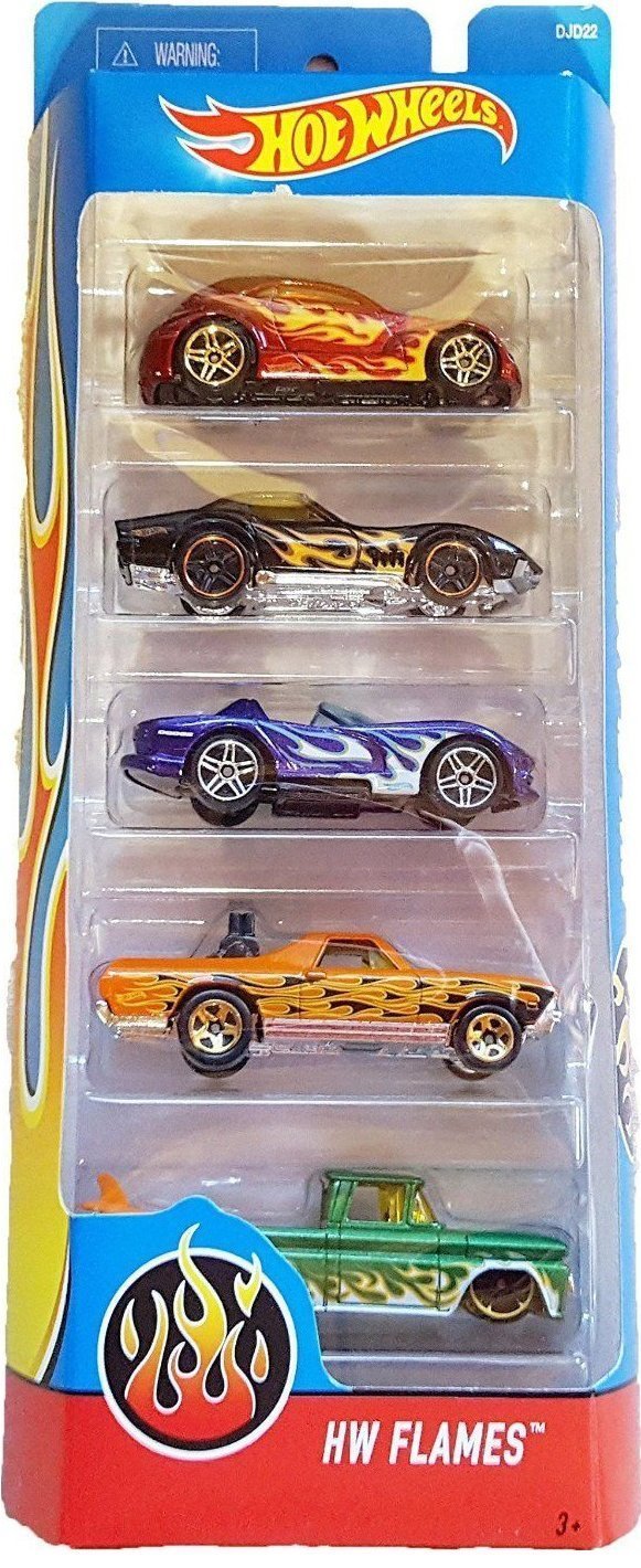 Hot Wheels, 2016 HW Flames 5-Pack