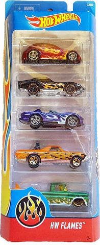 Hot Wheels, 2016 HW Flames 5-Pack