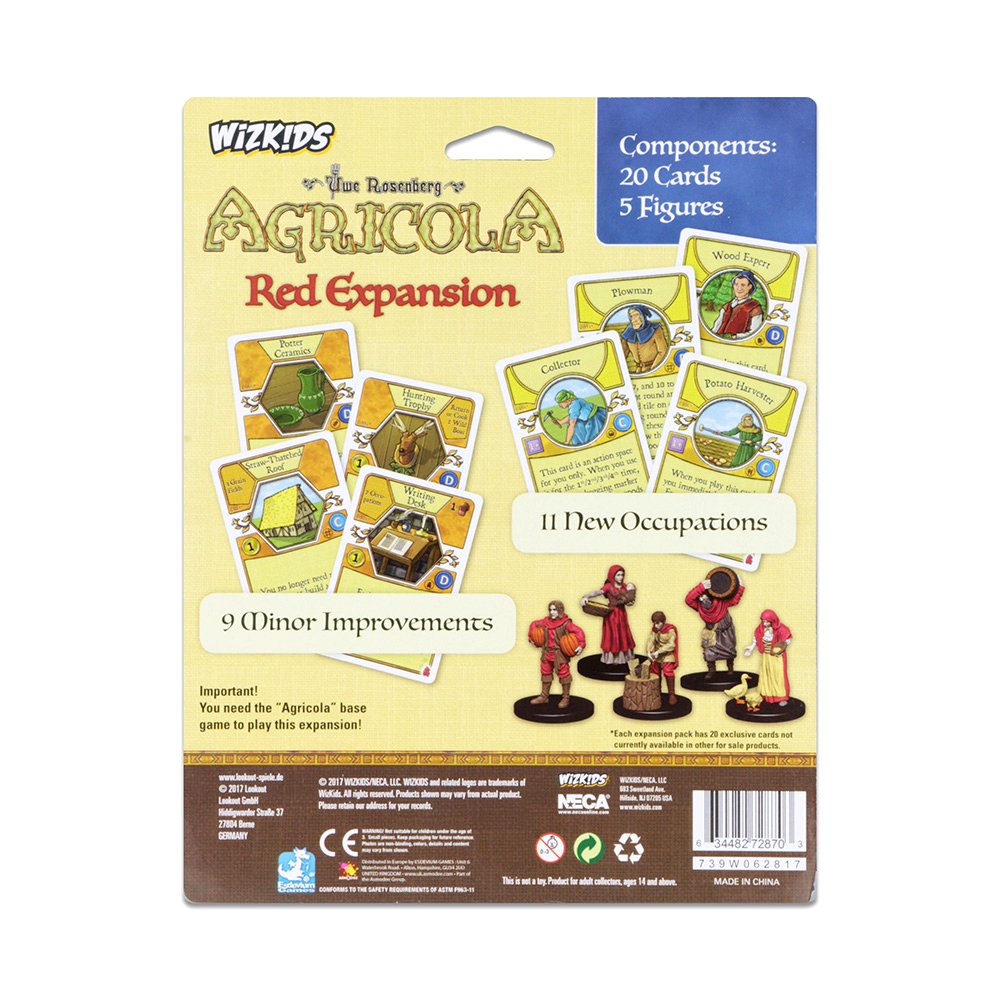 WizKids Agricola Game Expansion Red