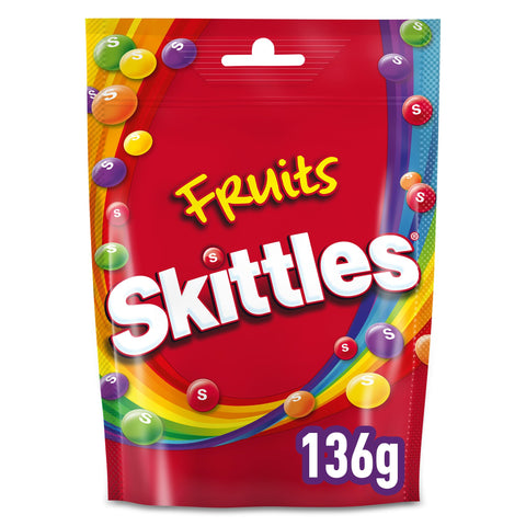 Skittles Fruit Sweets Pouch 136g