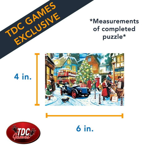 TDC Games World's Smallest Jigsaw Puzzle - Christmas Streets