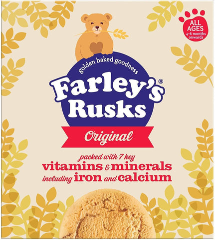 THREE PACKS of Heinz Farleys Original Rusks x 18 (=300g)