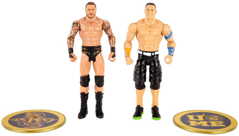 WWE John Cena vs Randy Orton Championship Showdown 2 Pack 6 in Action Figures Friday Night Smackdown Battle Pack for Ages 6 Years Old and Up