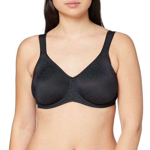 Triumph Womens Lovely W X Minimizer Bra, Black, 42DD UK