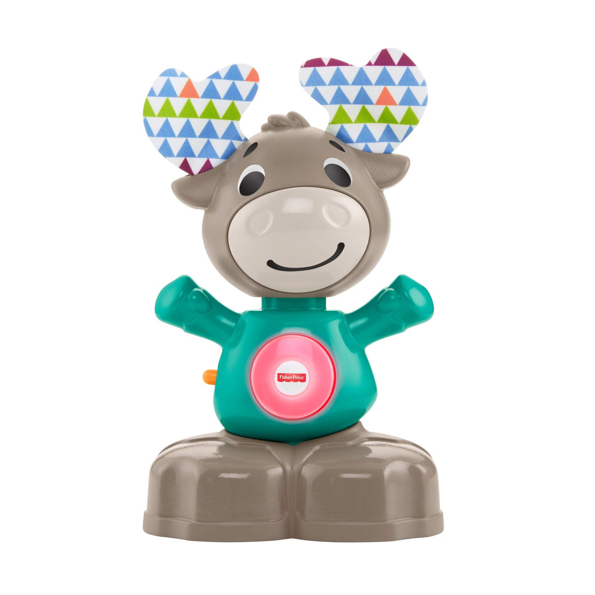 (Fisher-Price) Linkimals Musical Moose - Interactive Educational Toy with Music and Lights for Baby Ages 9 Months & Up