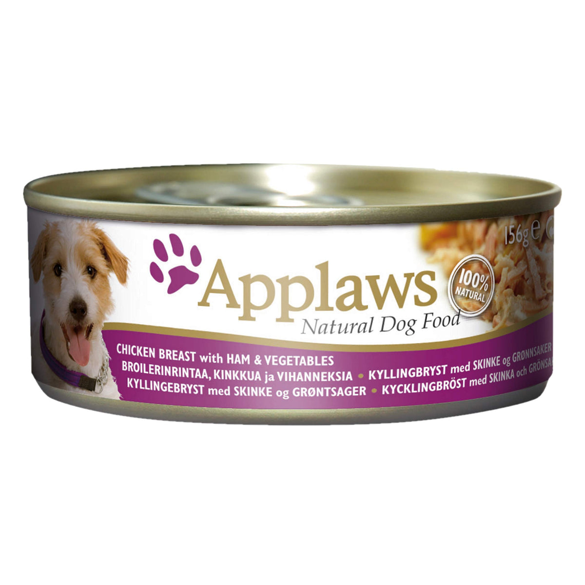 Applaws Dog Tin Chicken Breast with Ham and Vegetables