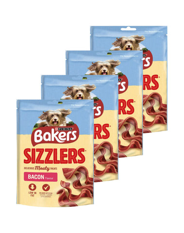 Baker Bacon Sizzlers Dog Treats 4 x 90g