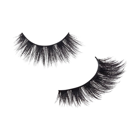 i-ENVY False Lashes, Velvet Soft Dramatic Fluffy Wispy Volume Eyelashes, Reusable Faux Mink Natural Look Extensions Curly Strip Cat Eye Artificial Fake Lashes (03)