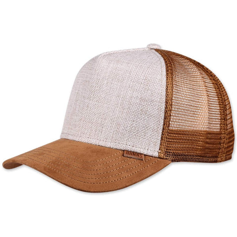 Djinns SUELIN Trucker Cap Sand Light Brown, Beige, One Size