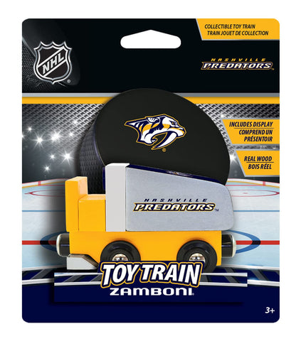 MasterPieces NHL Nashville Predators Real Wood Toy Train Zamboni