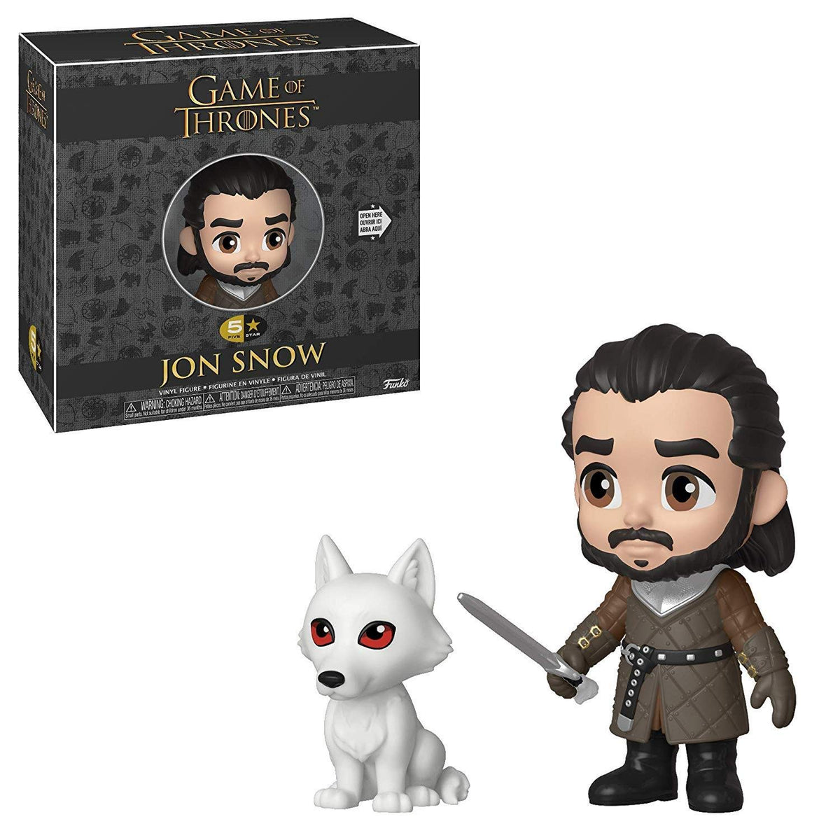 Funko 5 Star: Game of Thrones : Jon Snow - Collectible Vinyl Figure - Gift Idea - Official Merchandise - for Kids & Adults - TV Fans - Model Figure for Collectors and Display