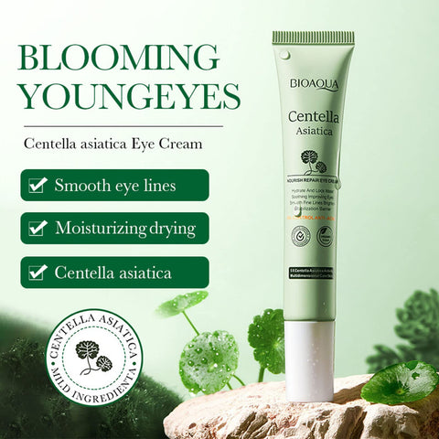 Centella Asiatica Eye Cream,Moisturizes and Tightens the Skin Around the Eyes,Reduces Dry Lines and Fine Lines,Improves Dark Circles Under the Eyes,Lightweight Refreshing,Non Greasy