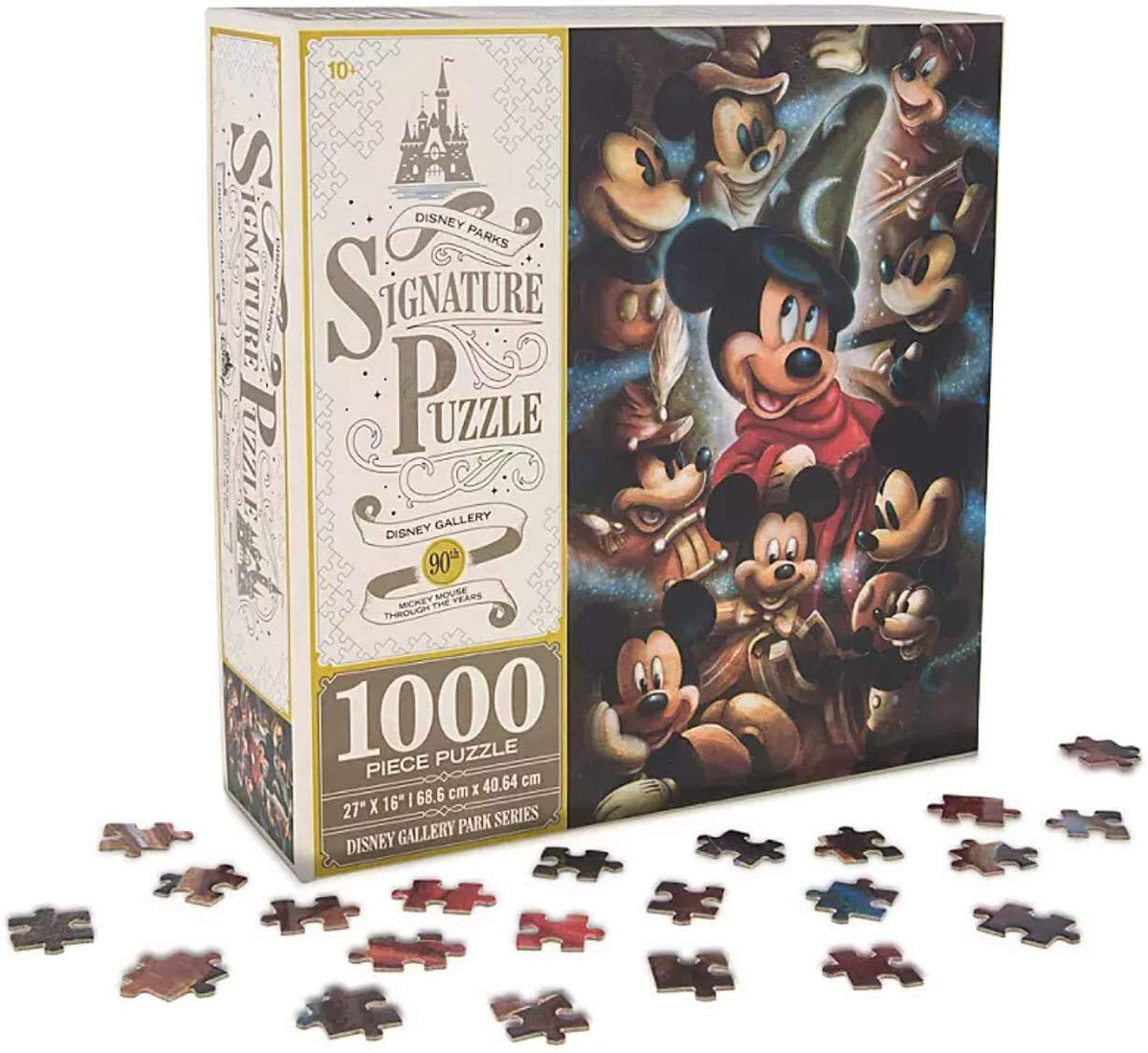 DisneyParks Mickey Mouse Through The Years 90th Anniversary 1000 Piece Signature Puzzle