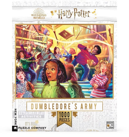 New York Puzzle Company - Harry Potter Dumbledore's Army - 1000 Piece Challenging Jigsaw Puzzle for Adults by Mary GrandPrÃƒÂ©