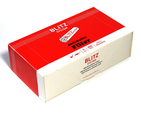 200 pcs BLITZ System Smoking pipe FILTERS made in Germany - 9mm