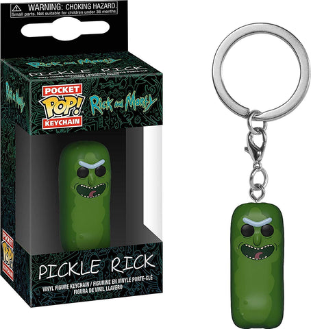 Funko 35929 Pop! Keychain: Rick & MortyPickle Rick, Multicolor