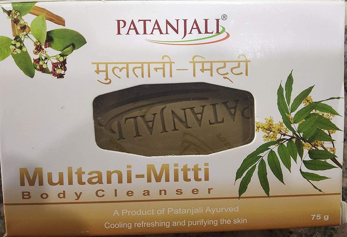 Patanjali Multani Mitti Soap Pack of 7 (7 x75g)