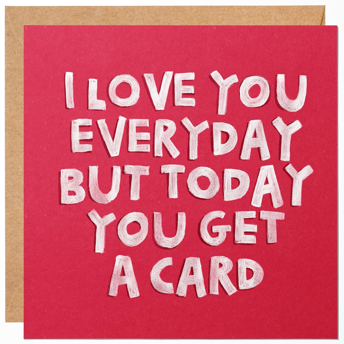 Valentine's Day Card for Wife, Husband, Girlfriend, or Boyfriend - Perfect for Your Loved One and Ideal for Anniversary Cards - I Love You Everyday