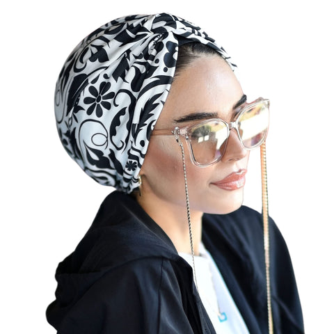 para life Knot Turbans-Turbans For Women-Hijab For Women|Hair Wraps-Chemo-Cancer Head Wraps For Women|Hijab Undercap-Instant Hijab (Printed Knot Turban, Ethnic-1)