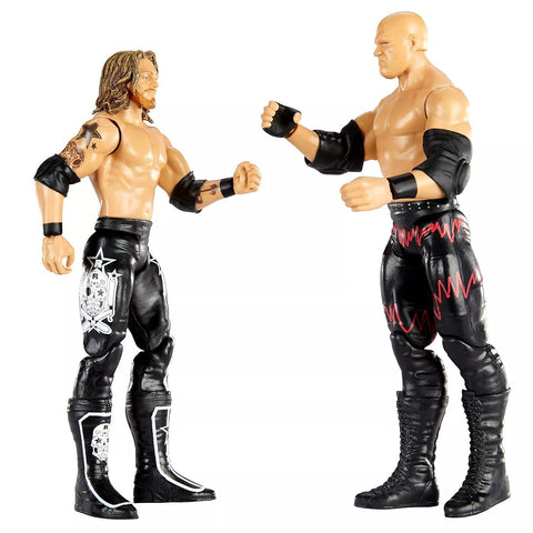 WWE Kane vs Edge Championship Showdown 2-Pack 6-in / 15.24-cm Action Figures Monsters of the Ring Battle Pack for Ages 6 Years Old & Up