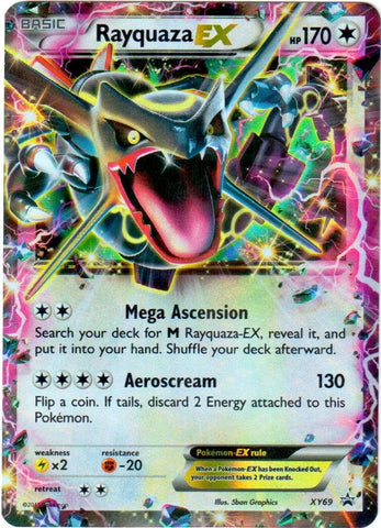 Pokemon - Rayquaza-EX (XY69) - XY Black Star Promos - Holo