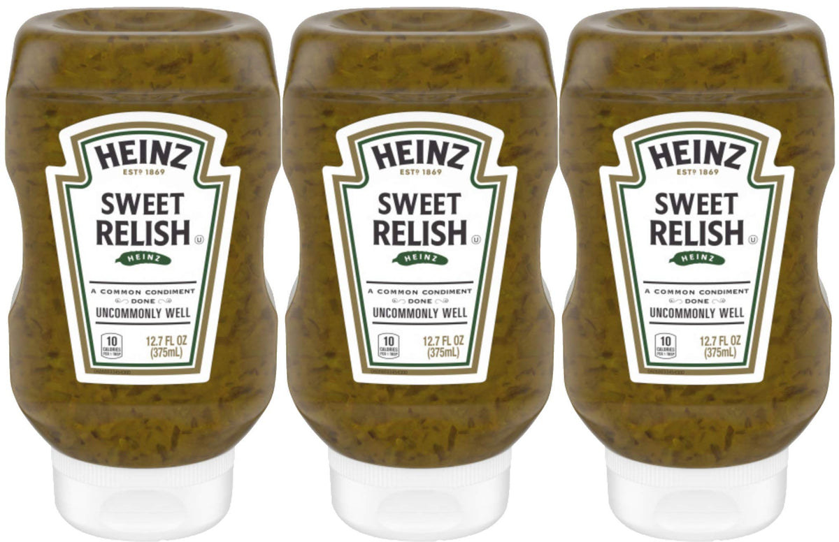 Heinz Sweet Relish 12.7 Ounce Bottle (Pack Of 3)