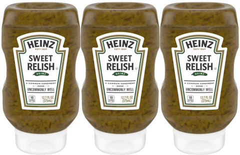 Heinz Sweet Relish 12.7 Ounce Bottle (Pack Of 3)