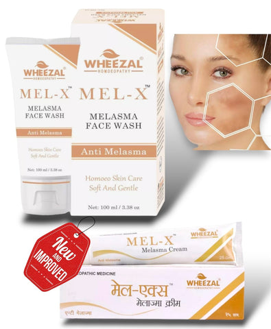 KRIG's Abd011 Wheezal Mel X Melasma Facewash & Wheezal Mel X Melasma Cream Combo