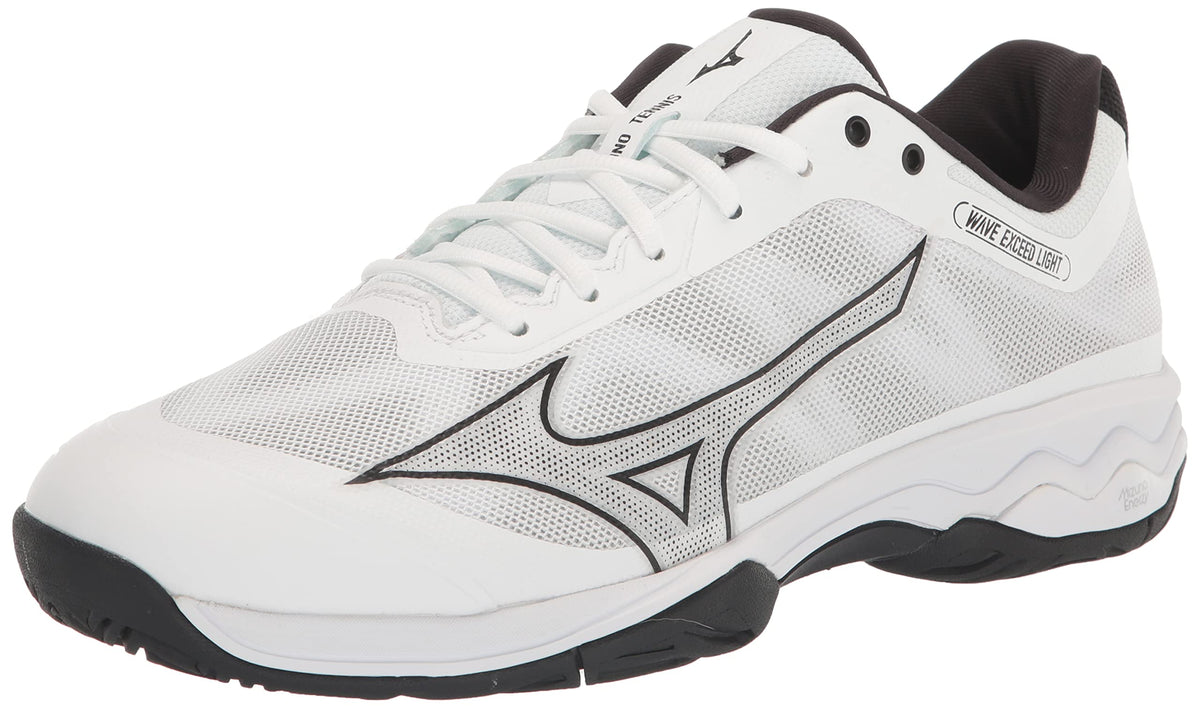 Mizuno Men's Wave Exceed Light, White/Black, 12