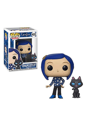 Funko 32811 Pop Movies Coraline with Cat Buddy Collectible Figure, Multicolor, Standard