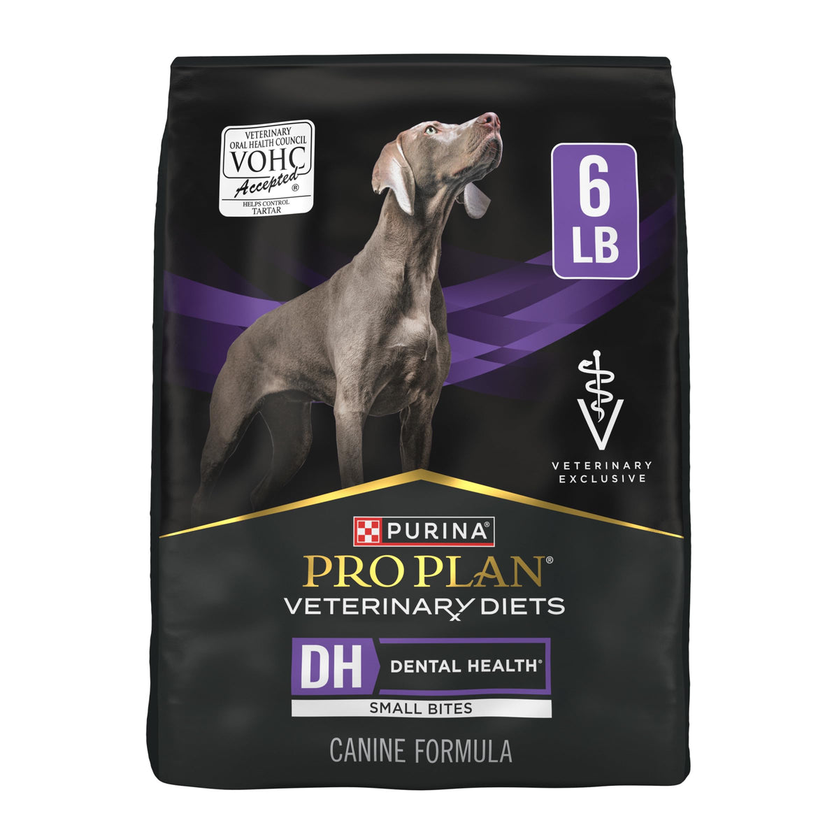 Purina Pro Plan Veterinary Diets DH Dental Health Small Bites Canine Formula Dry Dog Food - 6 lb. Bag