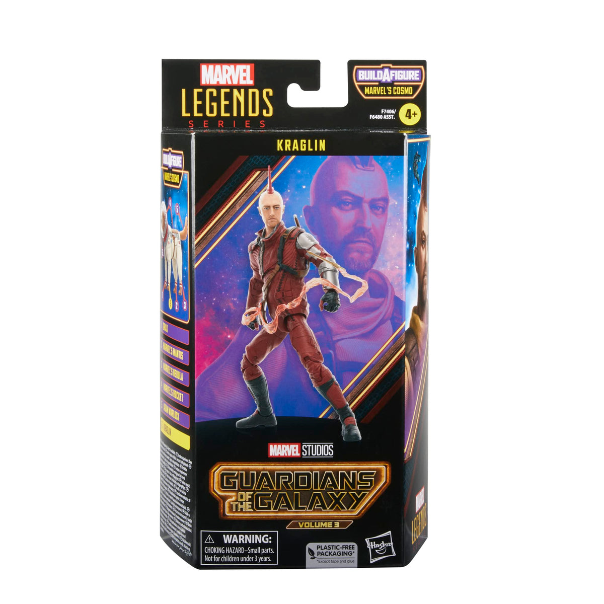 Marvel Legends Series Kraglin, Guardians of The Galaxy Vol. 3 6-Inch Collectible Action Figures, Toys for Ages 4 and Up