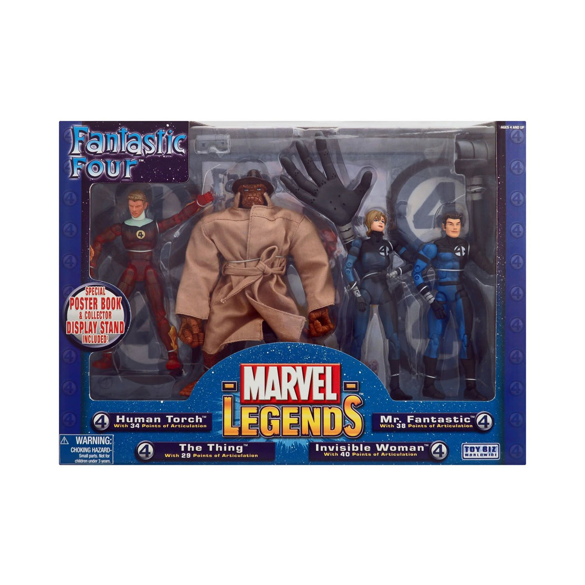 Marvel Legends Fantastic Four Exclusive Action Figure 4-Pack