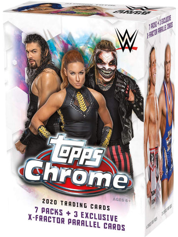 2020 Topps WWE Chrome Wrestling Retail Blaster Box