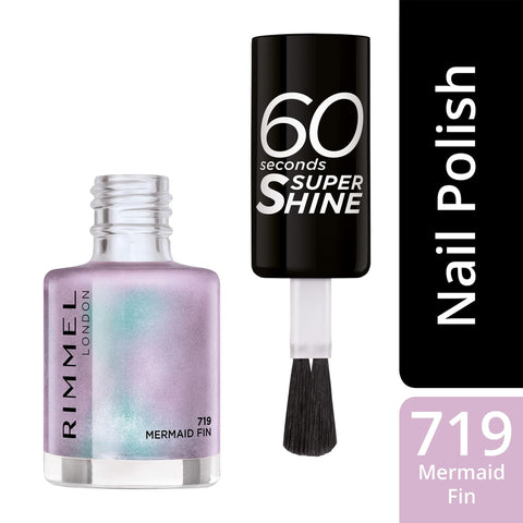 Rimmel 60 Seconds Super-Shine, 8ml, Mermaid Fin