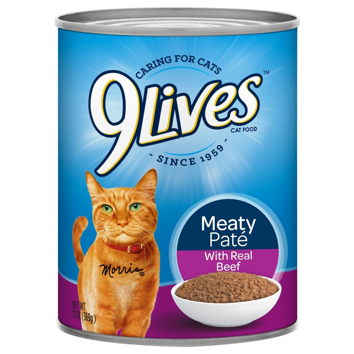 9Lives Meaty PatÃƒÆ’Ã†â€™Ãƒâ€ Ã¢â‚¬â„¢ÃƒÆ’Ã¢â‚¬Â ÃƒÂ¢Ã¢â€šÂ¬Ã¢â€žÂ¢ÃƒÆ’Ã†â€™ÃƒÂ¢Ã¢â€šÂ¬Ã…Â¡ÃƒÆ’Ã¢â‚¬Å¡Ãƒâ€šÃ‚Â© With Real Beef Wet Cat Food, 13 Ounce (Pack of 12)