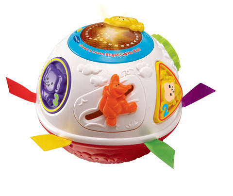 VTech Baby Crawl and Learn Lights Ball - White and Red