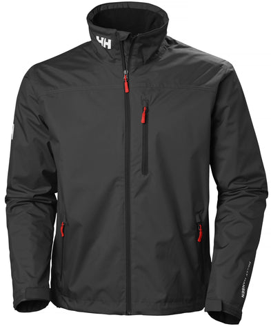 Helly Hansen Mens Crew Midlayer Jacket, M, Black