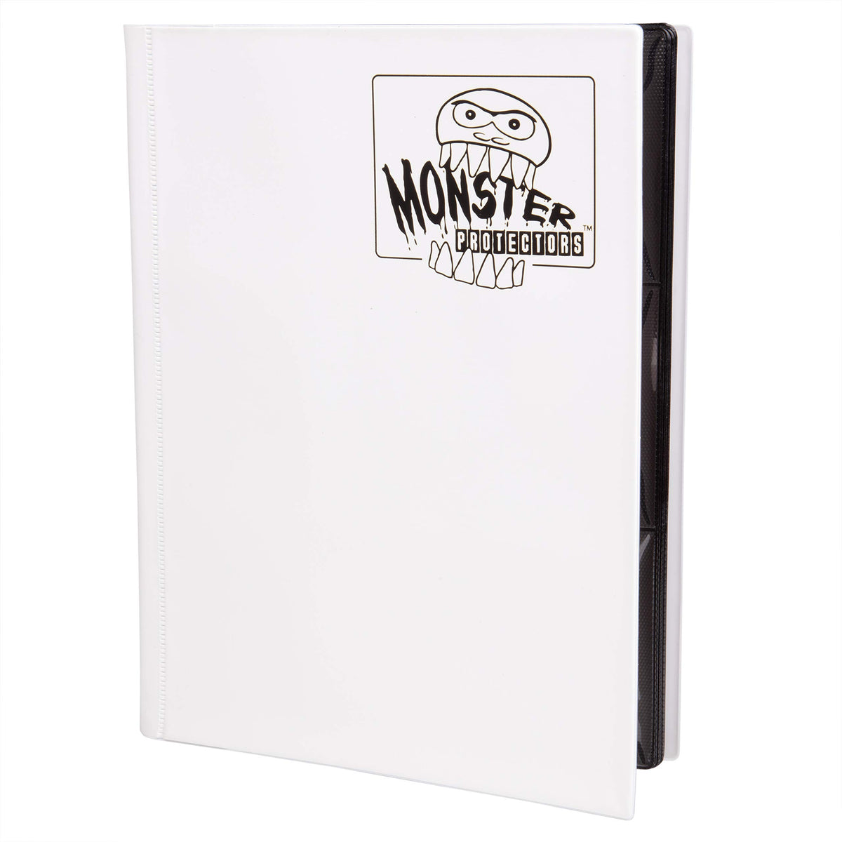 Monster Binder- 9 Pocket Side Loading Trading Card Album - Matte White - Holds 360 Standard Size TCGs - Compatible with Yugioh, Magic The Gathering, PokÃƒÆ’Ã†â€™Ãƒâ€ Ã¢â‚¬â„¢ÃƒÆ’Ã¢â‚¬Å¡Ãƒâ€šÃ‚Â©mon and Sports Cards - Safe and Secure Storage