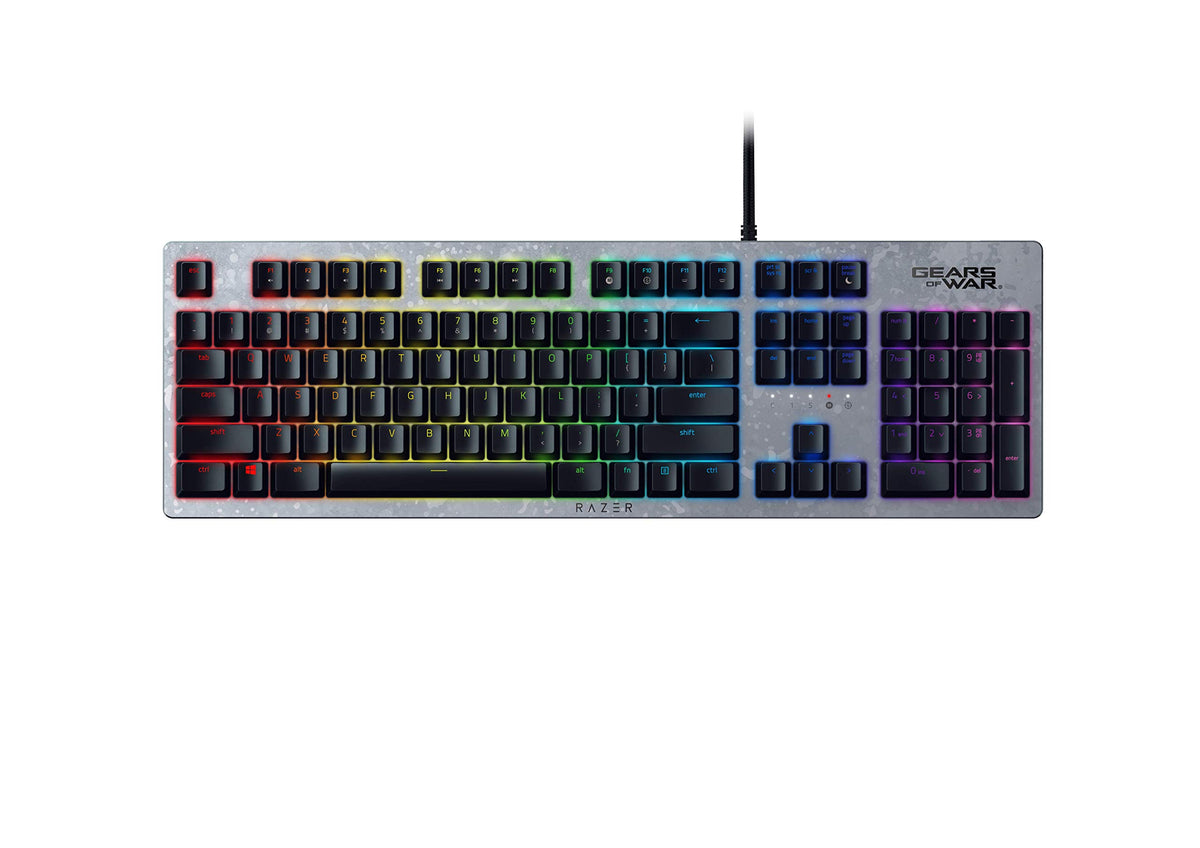 Razer Huntsman Gaming Keyboard: Fastest Keyboard Switches Ever, Clicky Optical Switches, Customizable Chroma RGB Lighting, Programmable Macro Functionality, Gears of War 5 Edition