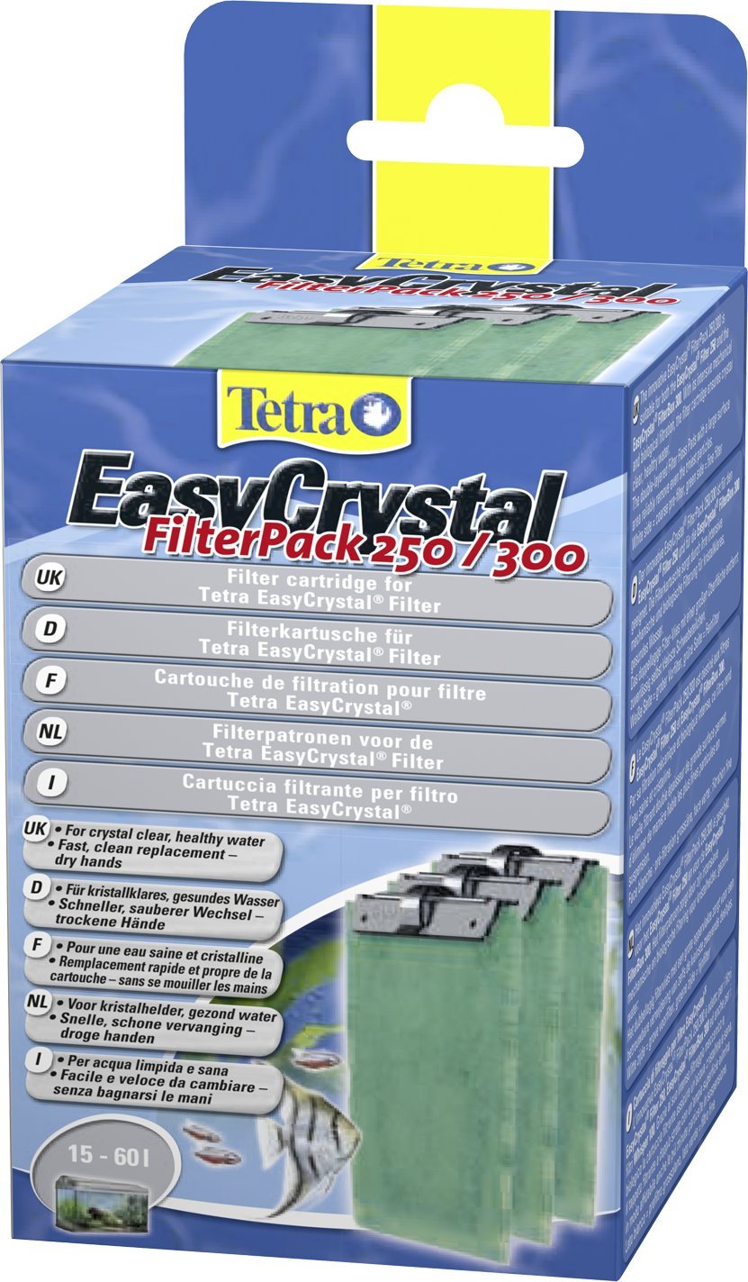 Tetra EasyCrystal Cartridge for EasyCrystal Filter 250/300, for Fast and Clean Filter Replacement,Green