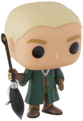 Funko - Harry Potter-Draco Malfoy Quidditch Figurine, Multicoloured, 6881